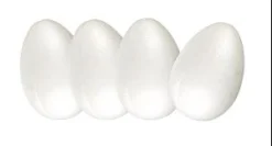 OEUF POLYSTYRENE 4X6CM X4 PIECES