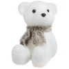 OURS ASSIS FOURRURE H.19CM