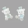 OURSON PRINCE EN RESINE X2 PIECES