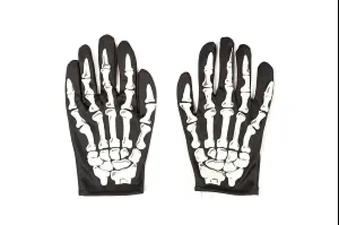 PAIRE DE GANTS EFFET SQUELETTE ENFANT