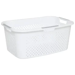 PANIER  A LINGE BLANC 40L