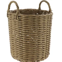 PANIERE A LINGE RECYCLE FACON OSIER 35X36CM NATUREL