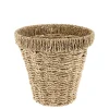PANIERE RONDE MATIERE VEGETALE 21X18CM NATUREL