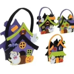 PANIER FEUTRE HALOWEEN 25CM 4A