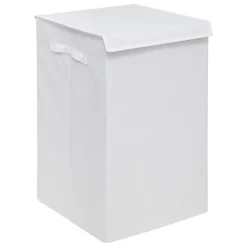 PANIER LINGE 74L COTON BLANC COLORS