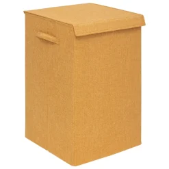 PANIER LINGE 74L MOUTARDE COLORS