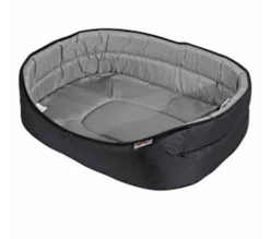 PANIER OVAL ESSENTIEL NOIR GRIS 45X27CM