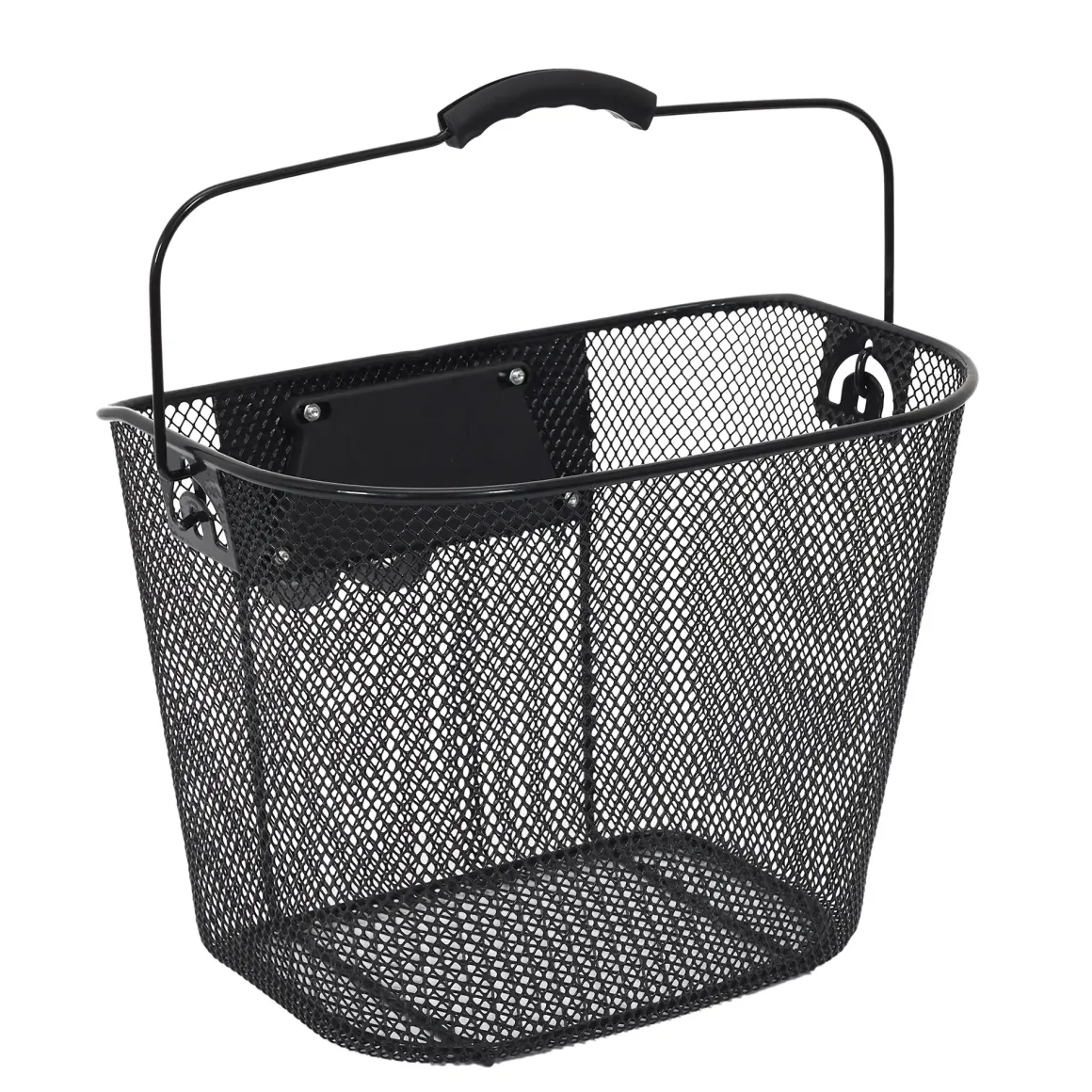 PANIER VELO METAL NOIR CLIP AUTOMATIQUE 10L