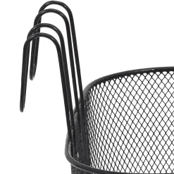 PANIER VELO METAL NOIR 10L