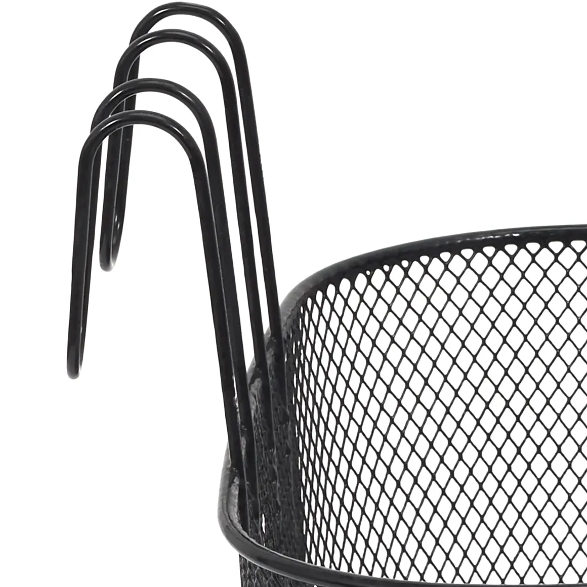 PANIER VELO METAL NOIR 10L