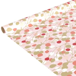 PAPIER CADEAU CLASSIQUE ROSE 200X70CM