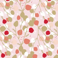 PAPIER CADEAU CLASSIQUE ROSE 200X70CM