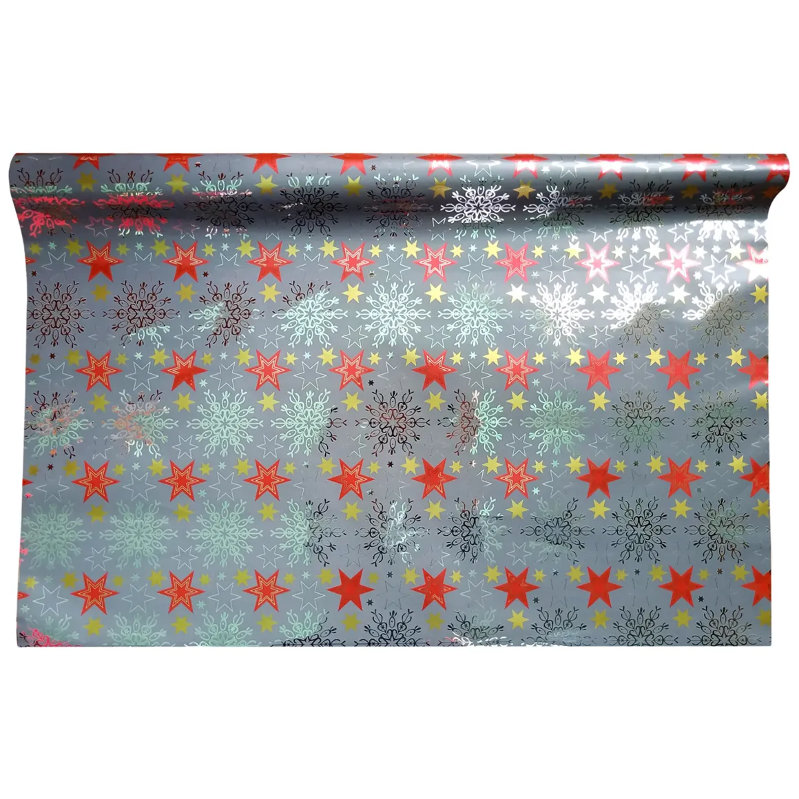 PAPIER CADEAU METAL IMPRIME PETITS MOTIFS 200X70CM