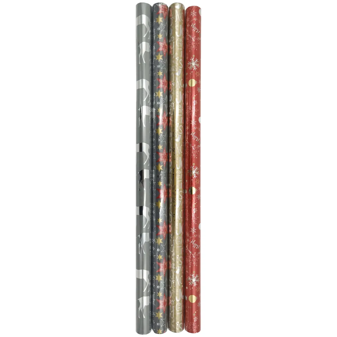 PAPIER CADEAU METAL IMPRIME PETITS MOTIFS 200X70CM