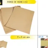 PAPIER DE VERRE X10 PIECES