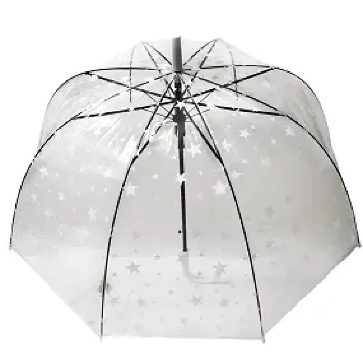 PARAPLUIE CANNE AUTOMATIC TRANSPARENT IMPRIME