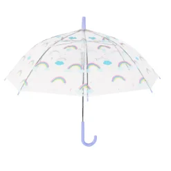 PARAPLUIE ENFANT TRANSPARENT IMPRIME
