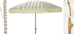 PARASOL DE JARDIN INCLINABLE D.200CM TAUPE