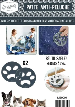 PATTE ANTI PELUCHES X2 PIECES