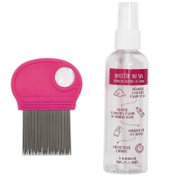 PEIGNE ANTI POUX ET FLACON 100ML