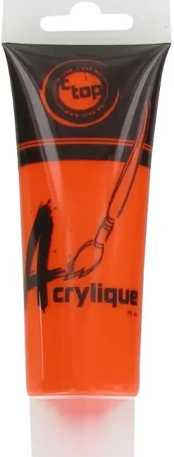 PEINTURE ACRYLIQUE MATE ORANGE 75ML