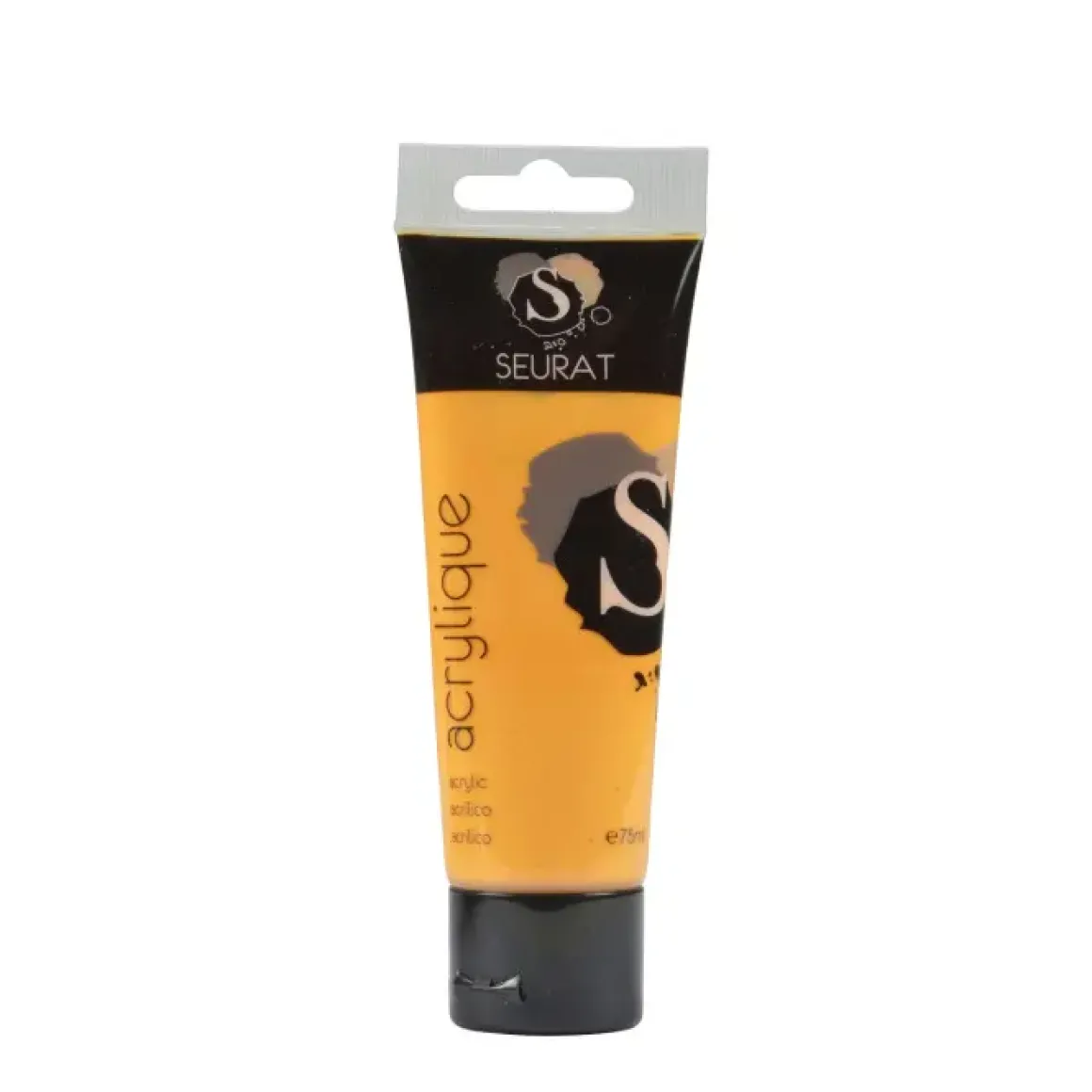 PEINTURE ACRYLIQUE TUBE 75ML JAUNE ORANGE