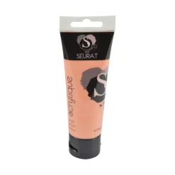 PEINTURE ACRYLIQUE TUBE 75ML ORANGE PASTEL