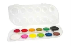 PEINTURE A L EAU X 12 PCS ET 1 PINCEAU