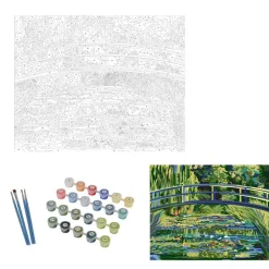 PEINTURE PAR NUMEROS LE PONT JAPONAIS MONET