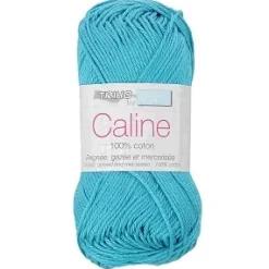PELOTE DE FIL TRICOT CALINE COTON 50G