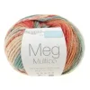 PELOTE DE FIL TRICOT MEG ACRYLIQUE MULTICOLORE 50G