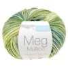 PELOTE DE FIL TRICOT MEG ACRYLIQUE MULTICOLORE 50G