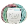 PELOTE DE FIL TRICOT MEG ACRYLIQUE MULTICOLORE 50G