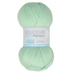 PELOTE FIL TRICOT DOUCEUR BABY 50G VERT