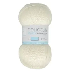PELOTE FIL TRICOT DOUCEUR BABY 50G IVOIRE