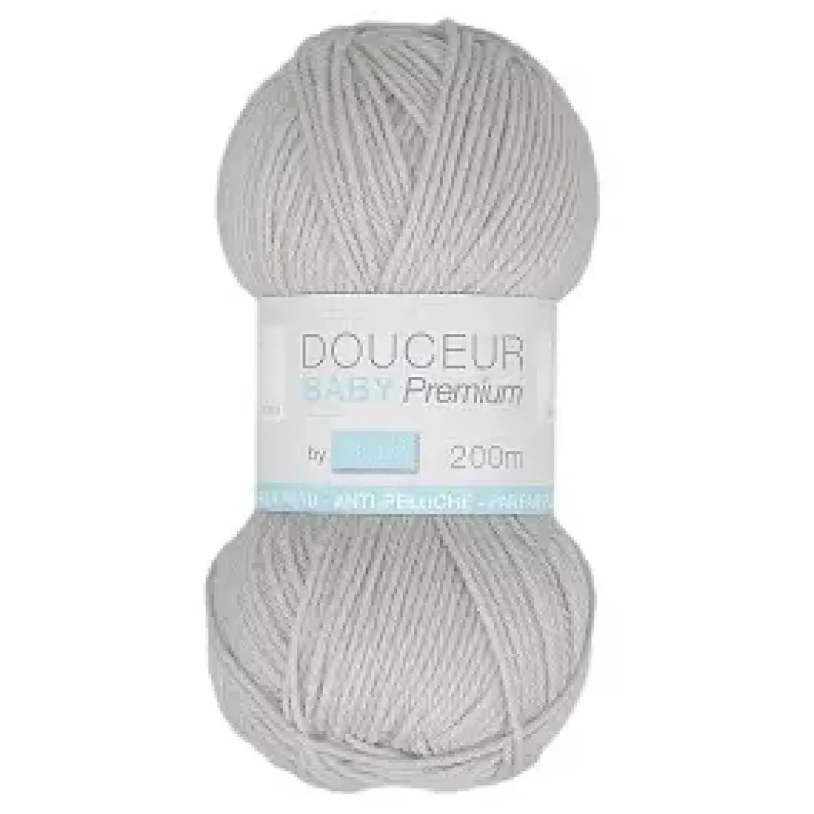 PELOTE FIL TRICOT DOUCEUR BABY 50G GRIS