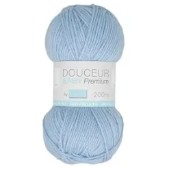 PELOTE FIL TRICOT DOUCEUR BABY 50G BLEU