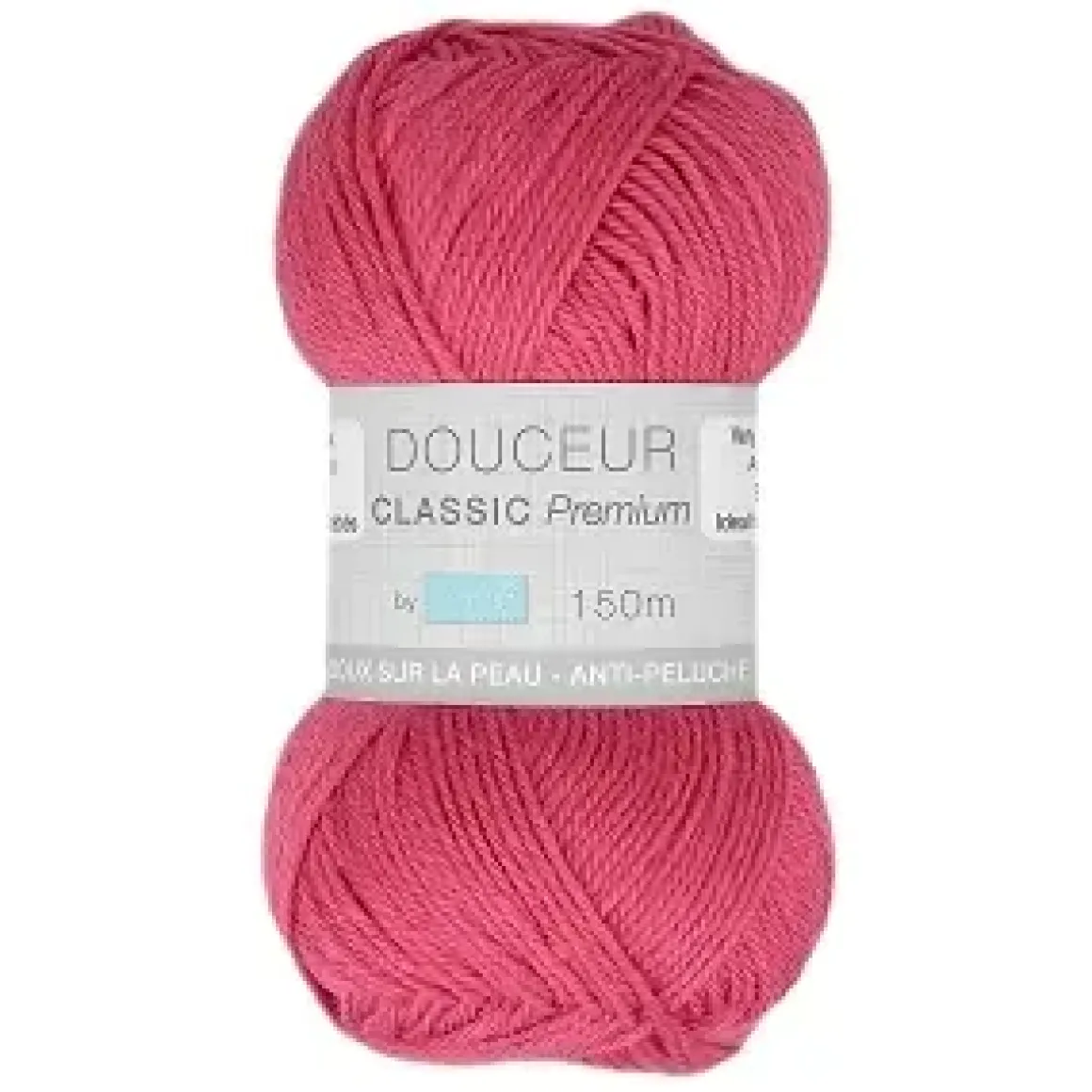 PELOTE FIL TRICOT DOUCEUR CLASSIC 50G FUSCHIA