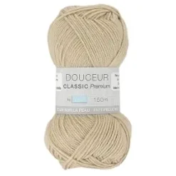 PELOTE FIL TRICOT DOUCEUR CLASSIC 50G BEIGE