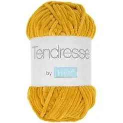 PELOTE FIL TRICOT TENDRESSE 100G JAUNE