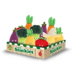 PELUCHE KEELECO SNACKIES FRUITS ET LEGUMES 12CM