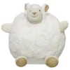 PELUCHE LAMA BLANC OR 27CM