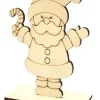 PERE NOEL BOIS A ASSEMBLER 15.5X11.2X5CM
