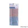 12 PINCES LINGE PLASTIQUE GREGE BLEU 8.4CM
