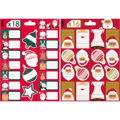 PLANCHE STICKERS NOEL