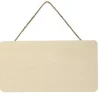 PLAQUE DE PORTE BOIS 11X21CM