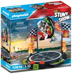 PLAYMOBIL AIR STUNTSHOW PILOTE AVEC REACTEUR DORSAL
