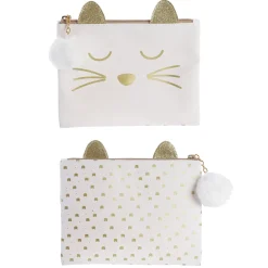 POCHETTE CHAT 15X18CM