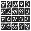 POCHOIRS ADHESIFS ALPHABET N.2 14X20CM X30 PIECES