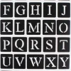 POCHOIRS ADHESIFS ALPHABET 14X20CM X30 PIECES